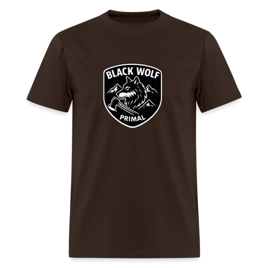 BLACK WOLF ORIGINAL TSHIRT - brown