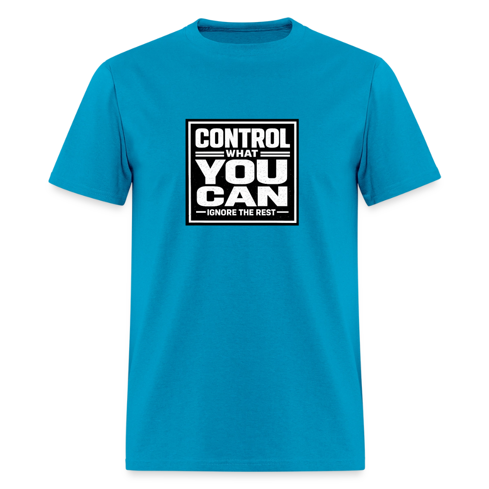 BLACK WOLF CONTROL WHAT YOU CAN - turquoise