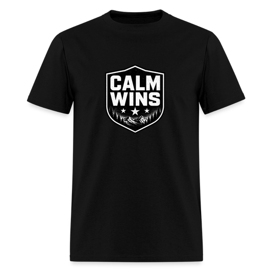 BLACK WOLF CALM WINS - black