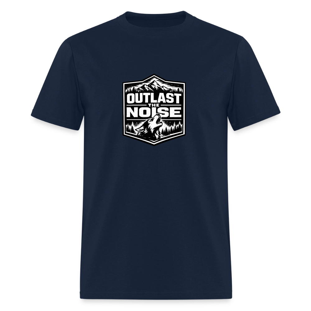 BLACK WOLF OUTLAST THE NOISE - navy
