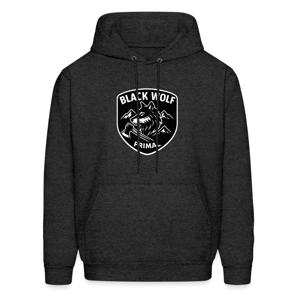 BLACK WOLF ORIGINAL HOODIE - charcoal grey