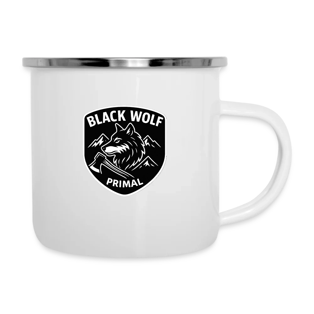 BLACK WOLF : CAMPER MUG