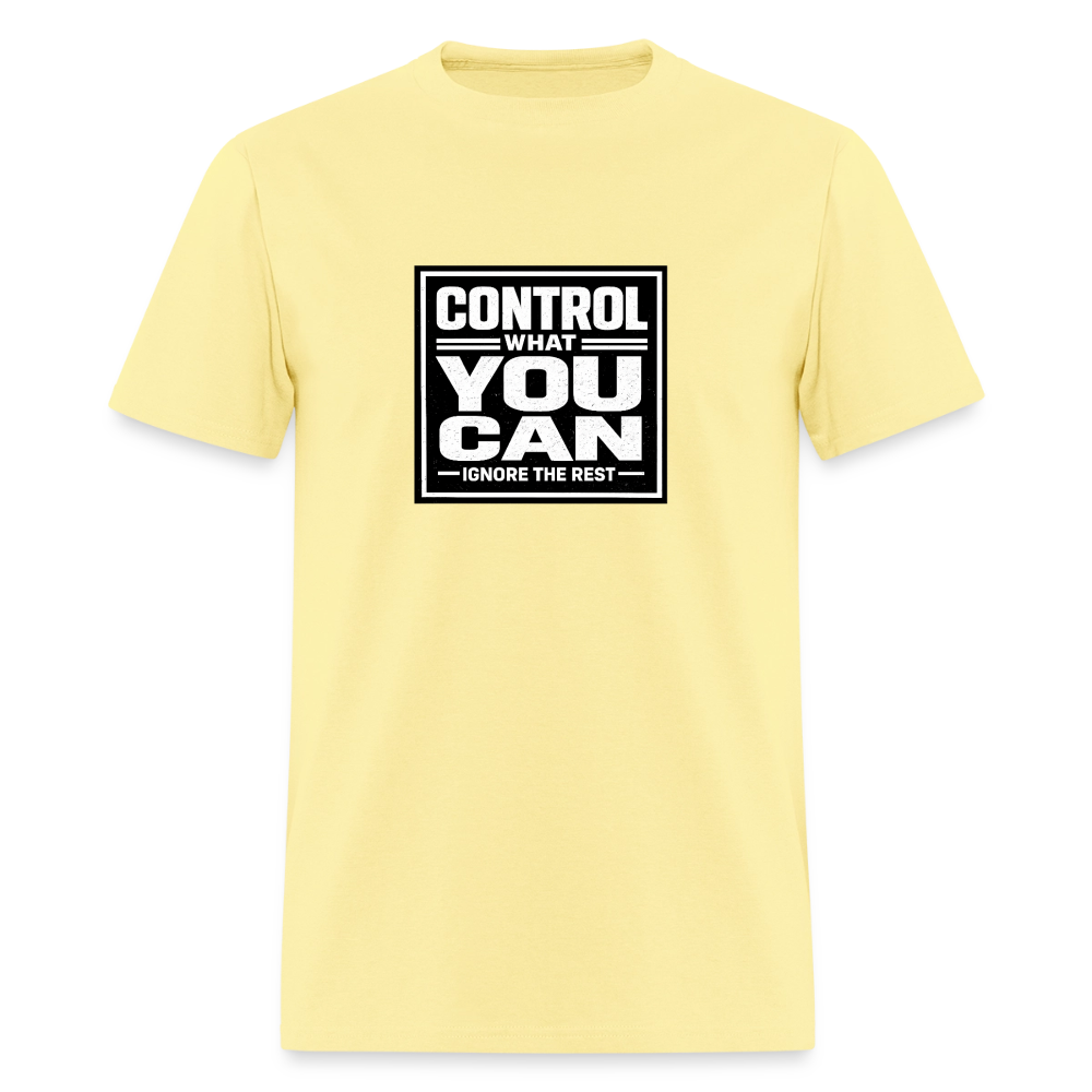 BLACK WOLF CONTROL WHAT YOU CAN - cornsilk