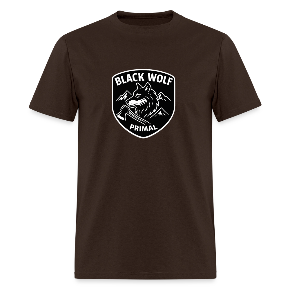 BLACK WOLF ORIGINAL TSHIRT - brown