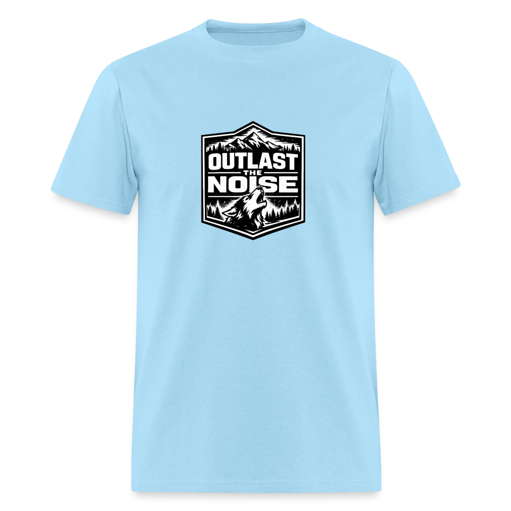 BLACK WOLF OUTLAST THE NOISE - powder blue