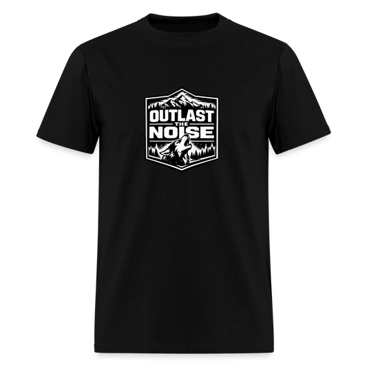 BLACK WOLF OUTLAST THE NOISE - black