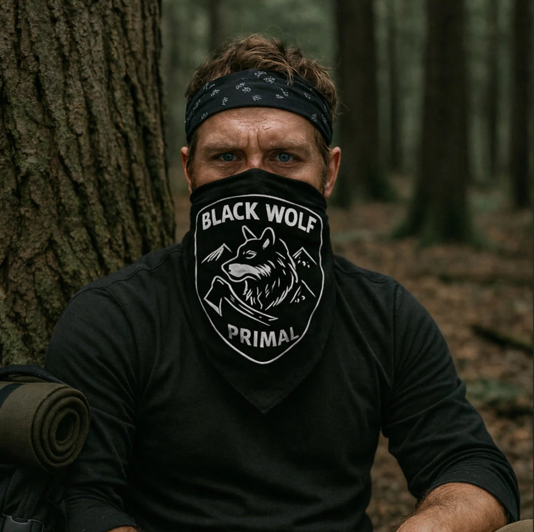 BLACK WOLF : BANDANA